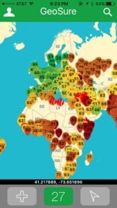 Check out GeoSure's Safety Ratings worldwide.